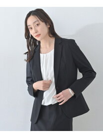 【洗える/仕事着/スーツ】ジャージテーラードジャケット UNTITLED アンタイトル ジャケット・アウター テーラードジャケット・ブレザー グレー ブラック ネイビー【送料無料】[Rakuten Fashion]