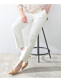 【SALE／10%OFF】【接触冷感/洗える/後ろウエストゴム】オックステーパードパンツ UNTITLED アンタイトル パンツ その他のパンツ ベージュ ホワイト【RBA_E】【送料無料】[Rakuten Fashion]