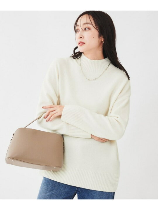 楽天市場】【SALE／33%OFF】ラムウールカシミヤ ボトルネックプル 