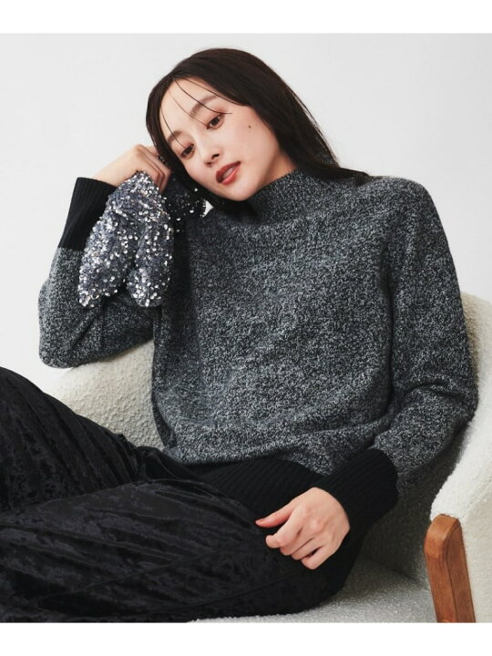 楽天市場】【SALE／30%OFF】ラムウールカシミヤ ボトルネックプル