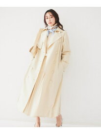 【SALE／76%OFF】ライトコットン トレンチコート UNTITLED アンタイトル ジャケット・アウター トレンチコート ピンク ベージュ【RBA_E】【送料無料】[Rakuten Fashion]