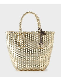 メタリックメッシュトート UNTITLED アンタイトル バッグ トートバッグ ブラウン ゴールド シルバー【送料無料】[Rakuten Fashion]
