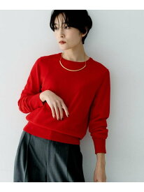 【SALE／40%OFF】【アンサンブル可/洗える/ウール100%】クルーネックウールニット UNTITLED アンタイトル トップス ニット ブラック グレー ホワイト レッド ブルー【RBA_E】【送料無料】[Rakuten Fashion]