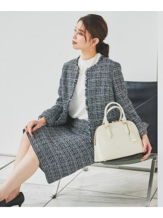 楽天市場】【SALE／60%OFF】【入卒/セレモニー/通勤】ラメツイード  