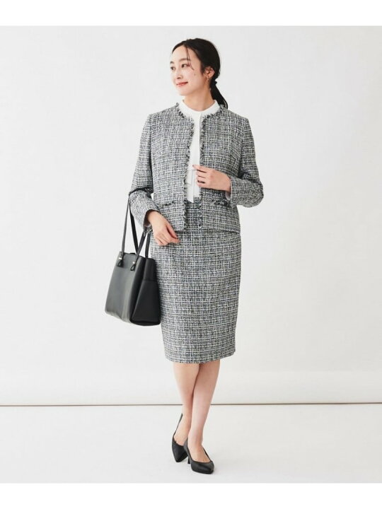 楽天市場】【SALE／60%OFF】【入卒/セレモニー/通勤】ラメツイード  