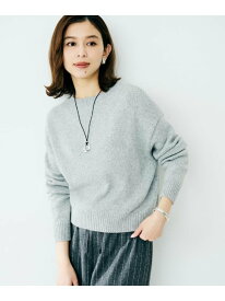 【SALE／40%OFF】【セットアップ可/ゆったり】ウール混ラメニット UNTITLED アンタイトル トップス ニット ブラウン グレー【RBA_E】【送料無料】[Rakuten Fashion]