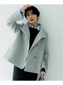 【SALE／33%OFF】【着回しが効く/オンオフアウター】ウールショートコート UNTITLED アンタイトル ジャケット・アウター その他のジャケット・アウター ネイビー ブラック ベージュ ブルー ブラウン【RBA_E】【送料無料】[Rakuten Fashion]