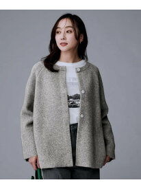 【SALE／52%OFF】【軽アウター/ミドル丈】ウールニットコーディガン UNTITLED アンタイトル トップス カーディガン グレー【RBA_E】【送料無料】[Rakuten Fashion]