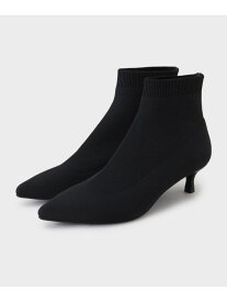 【SALE／28%OFF】【ストレッチ】ニットブーツ UNTITLED アンタイトル シューズ・靴 ブーツ ブラック【RBA_E】【送料無料】[Rakuten Fashion]