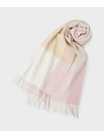 【SALE／20%OFF】【名品/定番人気】ウールチェックマフラー UNTITLED アンタイトル ファッション雑貨 マフラー・ストール・ネックウォーマー ピンク ブルー【RBA_E】【送料無料】[Rakuten Fashion]