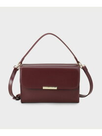 【SALE／60%OFF】ツーフェイスショルダーバッグ UNTITLED アンタイトル バッグ ショルダーバッグ ワインレッド ブラック【RBA_E】【送料無料】[Rakuten Fashion]