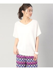 【SALE／30%OFF】【大人気のベストセラーアイテム!/洗える】前後2WAY レーヨンストレッチニット UNTITLED アンタイトル トップス ニット ホワイト グレー ブラック レッド パープル ブルー ネイビー【RBA_E】【送料無料】[Rakuten Fashion]