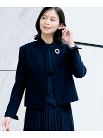 【SALE／10%OFF】【洗える/ストレッチ性/軽い】ノーカラージャケット UNTITLED アンタイトル ジャケット・アウター ノーカラージャケット ブラック ネイビー【RBA_E】【送料無料】[Rakuten Fashion]