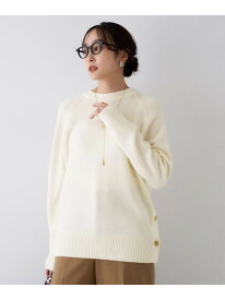 【SALE／40%OFF】【重ね着もおすすめ/洗える】ウールカシミヤ クルーネックニット UNTITLED アンタイトル トップス ニット グレー ピンク パープル ブラウン ブルー ホワイト【RBA_E】【送料無料】[Rakuten Fashion]