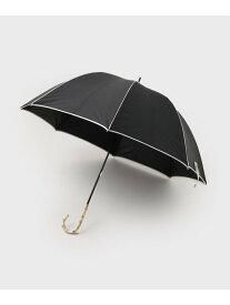 【遮熱・長傘】becauseパイピングラージ UNTITLED アンタイトル ファッション雑貨 傘・長傘 ベージュ ブラック[Rakuten Fashion]