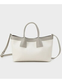 バイカラートート UNTITLED アンタイトル バッグ トートバッグ ホワイト ベージュ【送料無料】[Rakuten Fashion]