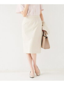 【SALE／50%OFF】【セットアップ可能】リネンライク タイトスカート UNTITLED アンタイトル スカート ロング・マキシスカート ネイビー ベージュ【RBA_E】【送料無料】[Rakuten Fashion]
