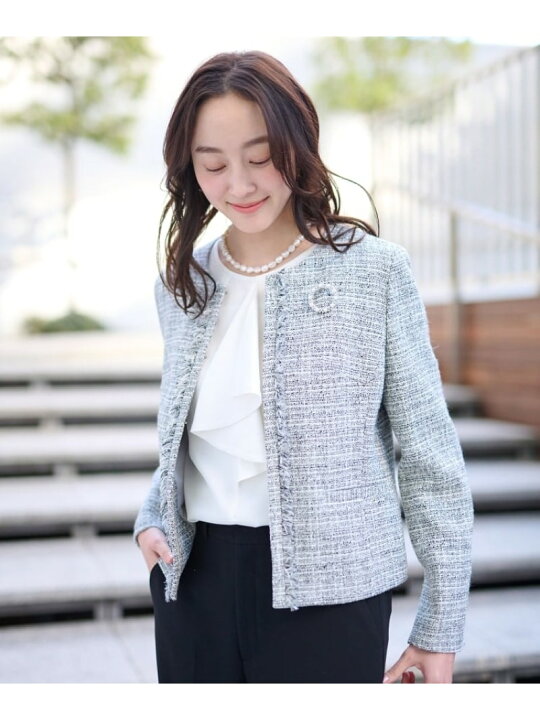 楽天市場】【SALE／50%OFF】【セレモニースーツ】ラメツイード ノー  