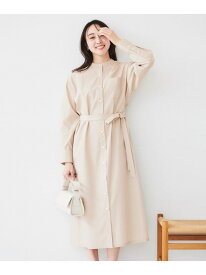 【SALE／60%OFF】バンドカラーシャツワンピース UNTITLED アンタイトル ワンピース・ドレス その他のワンピース・ドレス ピンク ブルー【RBA_E】【送料無料】[Rakuten Fashion]