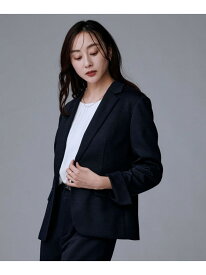 【SALE／40%OFF】【洗えるスーツ/ストレッチ】ウール混ジャージ テーラードジャケット UNTITLED アンタイトル ジャケット・アウター テーラードジャケット・ブレザー グレー ネイビー ブラック【RBA_E】【送料無料】[Rakuten Fashion]