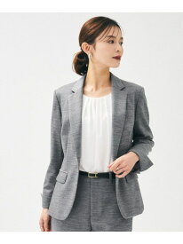 【SALE／43%OFF】【洗えるスーツ/ストレッチ】ウール混ジャージ テーラードジャケット UNTITLED アンタイトル ジャケット・アウター テーラードジャケット・ブレザー グレー ネイビー ブラック【RBA_E】【送料無料】[Rakuten Fashion]