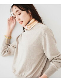 【SALE／70%OFF】【アンサンブル可能/洗える】リネン混ベーシックニット UNTITLED アンタイトル トップス ニット ネイビー ベージュ イエロー グリーン【RBA_E】【送料無料】[Rakuten Fashion]