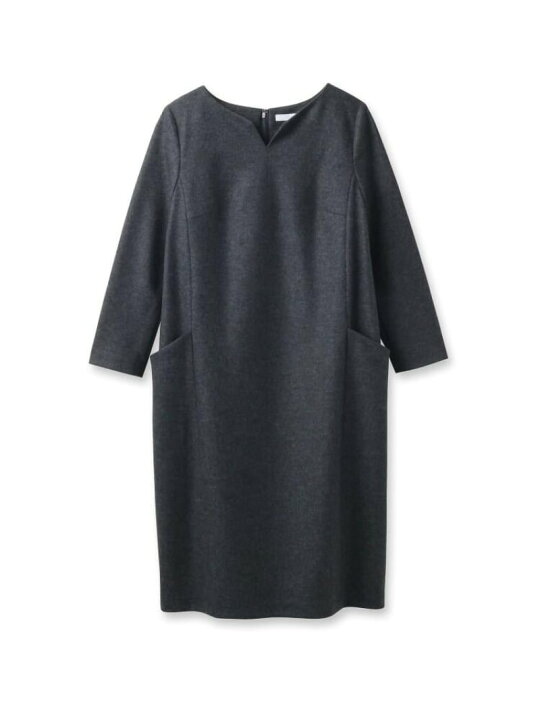 楽天市場】[L]スキッパーニットワンピース UNTITLED アンタイトル 