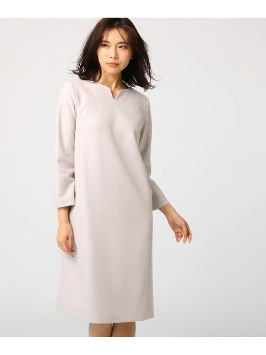 楽天市場】[L]スキッパーニットワンピース UNTITLED アンタイトル 