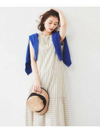 【SALE／60%OFF】【洗える/夏ワンピ】ストライプワンピース UNTITLED アンタイトル ワンピース・ドレス その他のワンピース・ドレス グレー ブルー【RBA_E】【送料無料】[Rakuten Fashion]