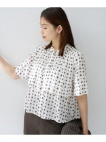 新品】24SS✨アンタイトル ヴィンテージアートへリンボン ブラウス 