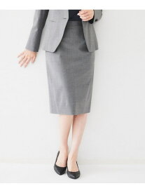 【SALE／50%OFF】【通勤スーツ】ウーステッド タイトスカート UNTITLED アンタイトル スカート ロング・マキシスカート ブルー ネイビー グレー【RBA_E】【送料無料】[Rakuten Fashion]