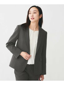 【SALE／55%OFF】【洗える/お仕事スーツ】ドライメランジ テーラードジャケット UNTITLED アンタイトル ジャケット・アウター テーラードジャケット・ブレザー ベージュ グレー ネイビー【RBA_E】【送料無料】[Rakuten Fashion]