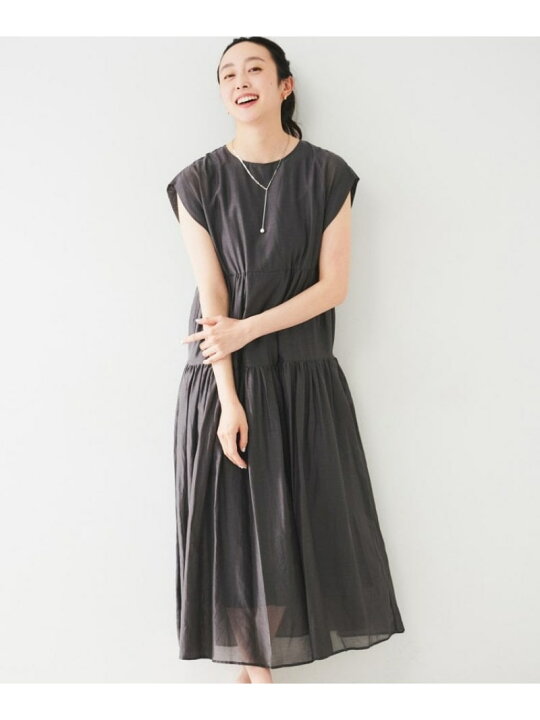 楽天市場】【SALE／50%OFF】【シアー/夏ワンピ】綿シルクワンピース 
