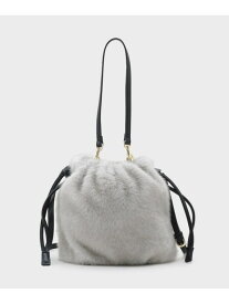 【SALE／60%OFF】ドロストエコファーショルダー UNTITLED アンタイトル バッグ ショルダーバッグ ベージュ【RBA_E】【送料無料】[Rakuten Fashion]