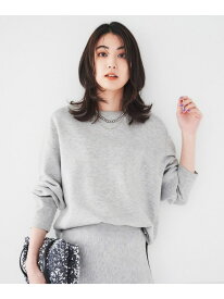 【SALE／50%OFF】【セットアップ可能/スウェットライク】バラクラバ付き ニットプルオーバー UNTITLED アンタイトル トップス ニット レッド グレー【RBA_E】【送料無料】[Rakuten Fashion]