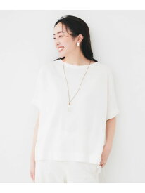 【SALE／40%OFF】【体型カバー/手洗い可】コットンリネン ワイドプルオーバーニット UNTITLED アンタイトル トップス ニット ベージュ ブルー ホワイト ブラック【RBA_E】【送料無料】[Rakuten Fashion]