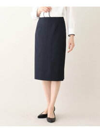 【SALE／20%OFF】◆【軽くて快適!】ウール混 ストレッチタイトスカート UNTITLED アンタイトル スカート ロング・マキシスカート ネイビー【RBA_E】【送料無料】[Rakuten Fashion]