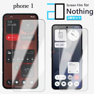 �y2���Z�b�g�z�A���`�O���A �t�B���� Nothing Phone1 �t�B���� Nothing Phone1 �ϏՌ� ���� �ȒP�\�t�� ���˖h�~ 2D�\�t�g�ی� �t���t�B����