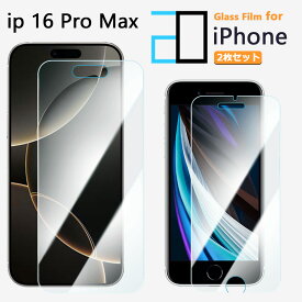 2枚セット｜ブルーライトカットガラスフィルム iPhone16 pro Max フィルム iPhone16プロマックスアイフォン16promax アイホン16promax 強化ガラス 液晶保護フィルム 気泡防止 眼精疲労軽減 ガラス保護フィルム