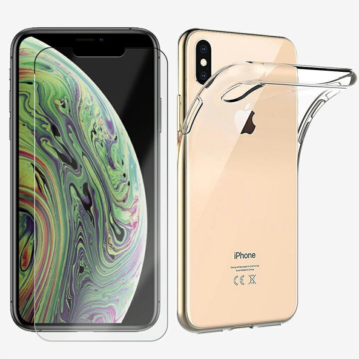 楽天市場】【ガラスフィルム付き】iPhone Xs Max ケース TPU 透明 