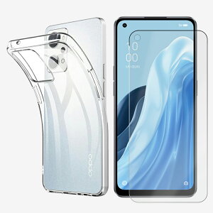 【ブルーライトカット保護フィルム・TPU セット】OPPO Reno7 A ケース 衝撃吸収 2Dソフト保護フィルム + TPU素材 ソフト透明 クリア スマホケース OPPO Reno7 A カバー Reno7a ケース オッポ Reno7a ソフト