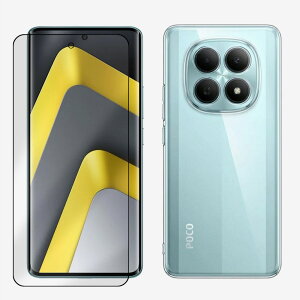 �y�A���`�O���A�ی�t�B�����ETPU �Z�b�g�zXiaomi POCO M8 5G �P�[�X �Ռ��z�� 2D�\�t�g�ی�t�B���� + TPU�f�� �\�t�g���� �N���A �X�}�z�P�[�X Xiaomi POCO M8 5G �V���I�~ �\�t�g�P�[�X �g�уP�[�X