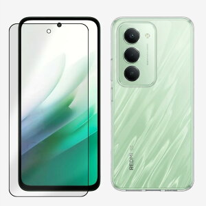 �y�A���`�O���A�ی�t�B�����ETPU �Z�b�g�zXiaomi Redmi 15 5G A501XM �P�[�X �Ռ��z�� 2D�\�t�g�ی�t�B���� + TPU�f�� �\�t�g���� �N���A �X�}�z�P�[�X �V���I�~ redmi 15 Xiaomi Redmi 15 5G A501XM �\�t�g�P