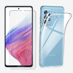yu[CgJbgیtBETPU ZbgzGalaxy A53 5G P[X Ռz 2D\tgیtB + TPUf \tg NA X}zP[X 5G A53 Jo[ MNV[A53P[X GalaxyA53 \t