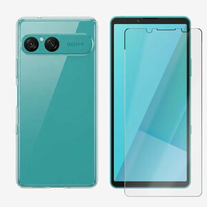 �y�A���`�O���A�ی�t�B�����ETPU �Z�b�g�zXperia 10 VII �P�[�X �Ռ��z�� 2D�\�t�g�ی�t�B���� + TPU�f�� �\�t�g���� �N���A �X�}�z�P�[�X �G�N�X�y���A 10VII SO-52F Xperia 10 vii XQ-FE44 �\�t�g�P�[�X 