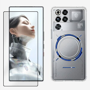 �y�A���`�O���A�ی�t�B�����ETPU �Z�b�g�zZTE REDMAGIC 11 Pro+ �P�[�X �Ռ��z�� 2D�\�t�g�ی�t�B���� + TPU�f�� �\�t�g���� �N���A �X�}�z�P�[�X REDMAGIC 11 Pro+ NX809J �\�t�g�P�[�X �g�уP�[�X