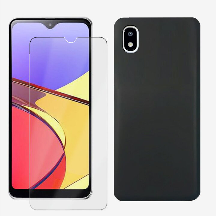 楽天市場】【ガラスフィルム付き】Galaxy A21 ケース 黒TPU 