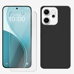 �y�K���X�t�B�����t���zOPPO Reno 14 5G �u���[���C�g�J�b�g �t���ی�K���X�t�� ��TPU �X�}�z�P�[�X �ϏՌ� �J�o�[ �u���b�N �}�b�g �g�� �J�o�[ CPH2737 �I�b�| ���m 14 5G �P�[�X OPPO Reno14 5G TPU�f��