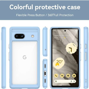 Google Pixel 7A P[XwAFINERxV^ y ^ TPU+PC  Jo[ Google Pixel 7A p ϏՌ Ռz wh~ C菝h~ Yی EȒPi_[Nu[j