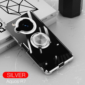 �y�\�t�g�N���A�ی�t�B�����t�zAQUOS R7 �P�[�X �����O�t�� �N���A TPU �ϏՌ� ���� ���b�L���H �X�^���h�@�\ �����h�~ 360°��] �X�g���b�v�z�[���t�� SH-52C A202SH SIM�t���[ �A�N�I�XR7 AQUOSr7 SH52